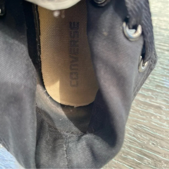 Converse All Star Chuck Taylor Black High Top Sneakers Unisex - Picture 11 of 12